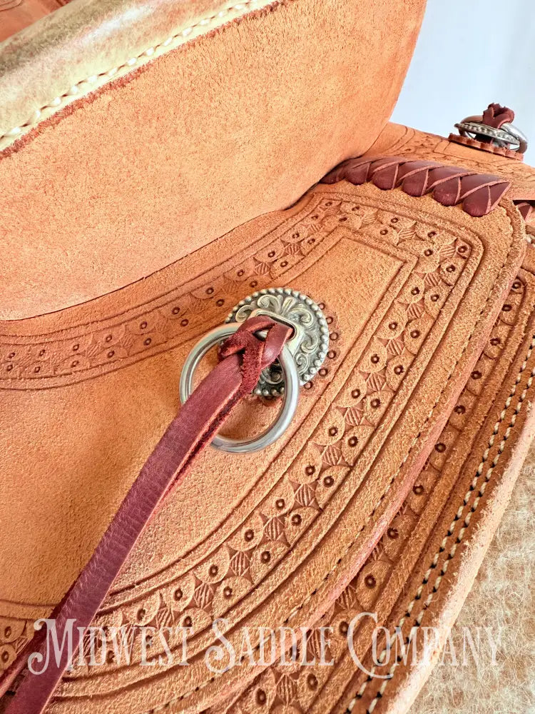 14.5” Circle Y Western Association Ranch Saddle Wide Tree