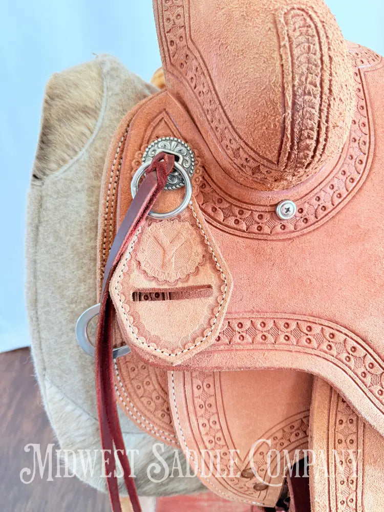 14.5” Circle Y Western Association Ranch Saddle Wide Tree