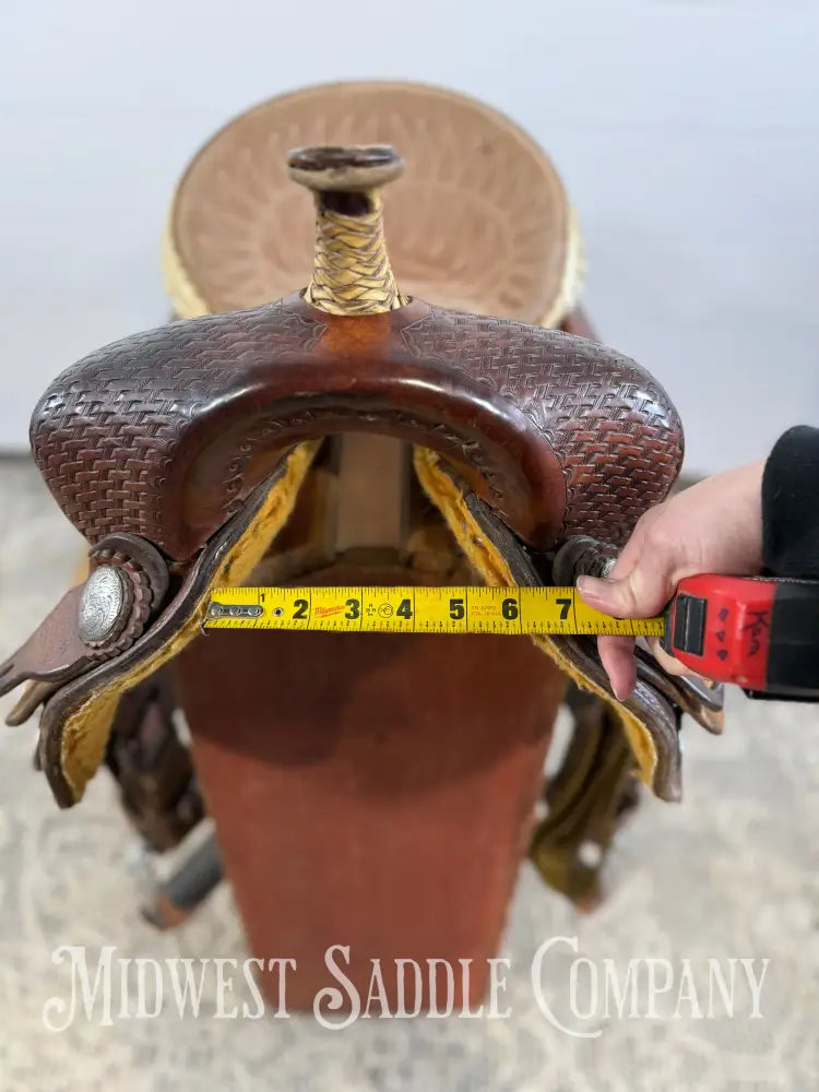 14” Billy Cook Maker Western Barrel Saddle - 6” Gullet 14” / 6” Western Saddle