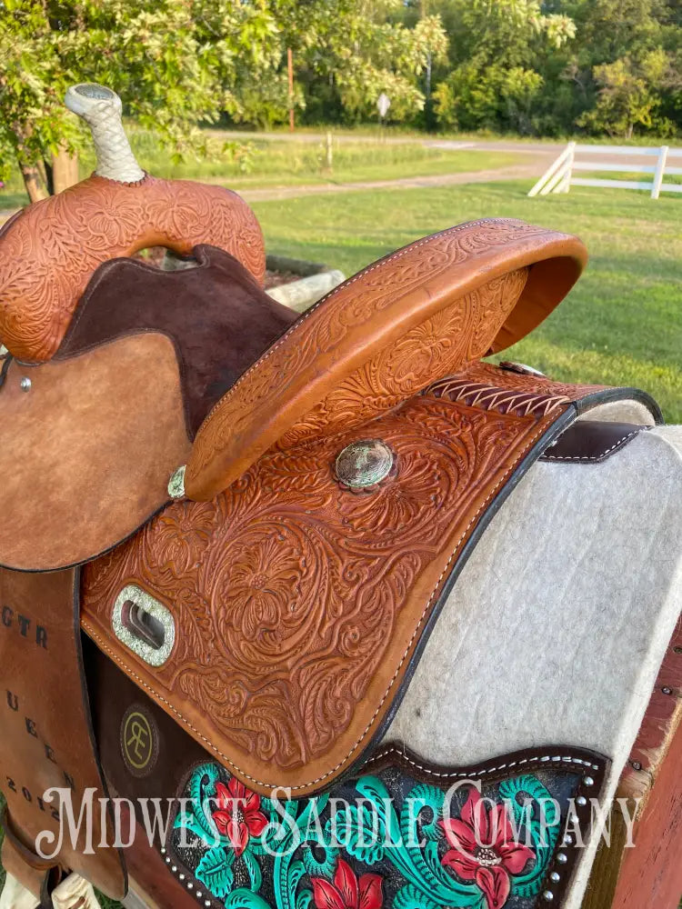 14’ Circle Y ’ The Proven’ Liberty Barrel Saddle Western