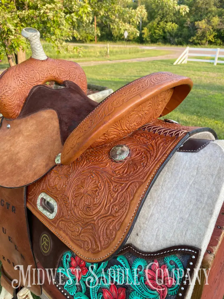 14’ Circle Y ’ The Proven’ Liberty Barrel Saddle Western