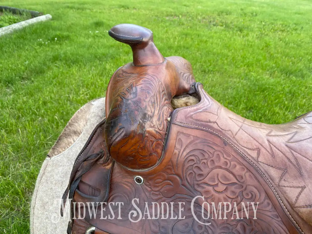 14’ Vintage Bona Allen Western Ranch Saddle
