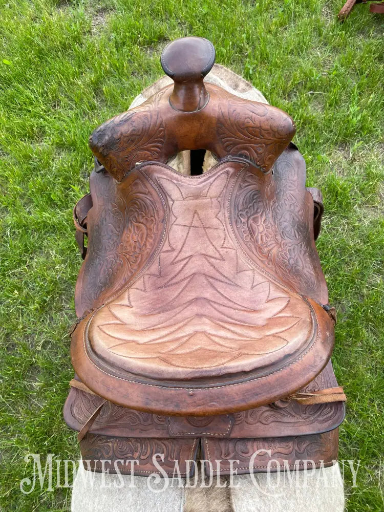 14’ Vintage Bona Allen Western Ranch Saddle