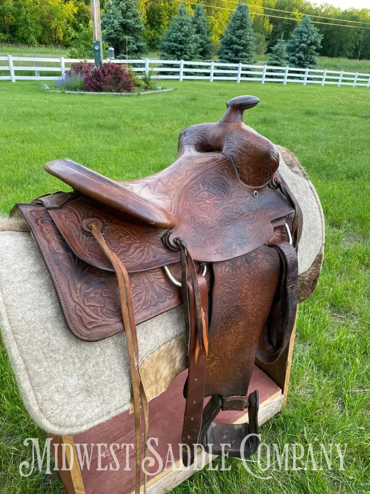 14’’ Vintage Bona Allen Western Ranch Saddle
