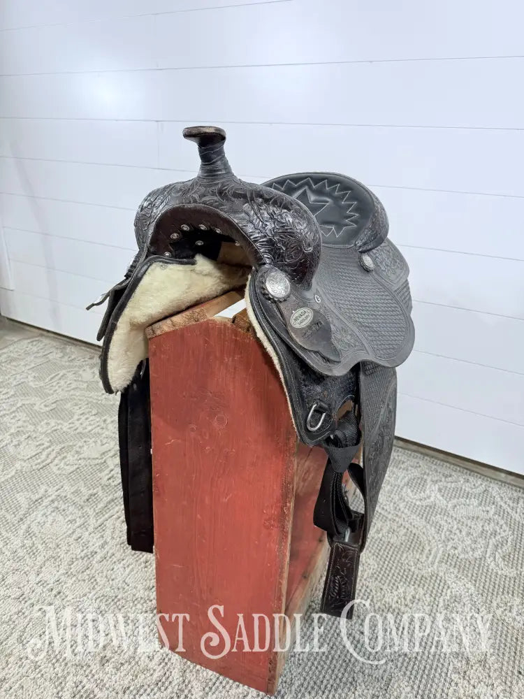 15.5” Nevada Saddlery Western Trail Saddle Lightweight - FQHB