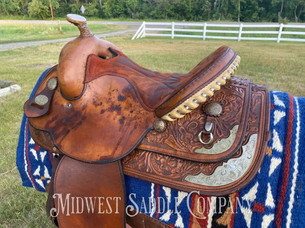 15’ Crates Handcrafted Western Show Saddle With Equifit Tree