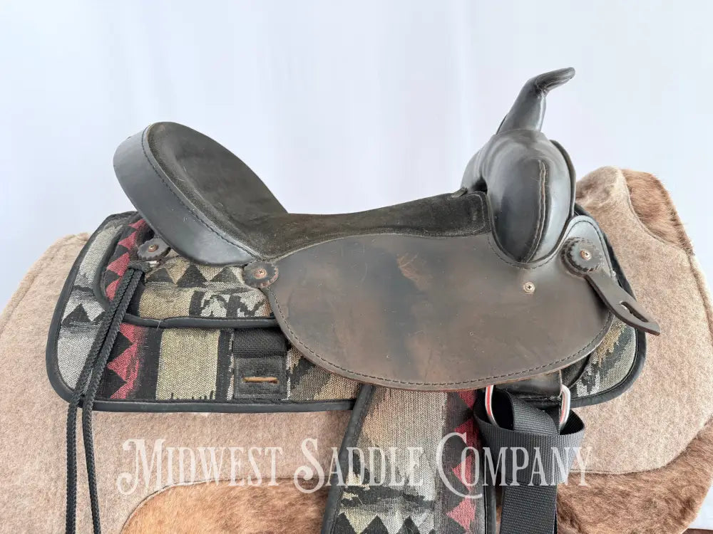 16” American Saddlery AmTech Synthetic Western Trail Saddle Western Saddle