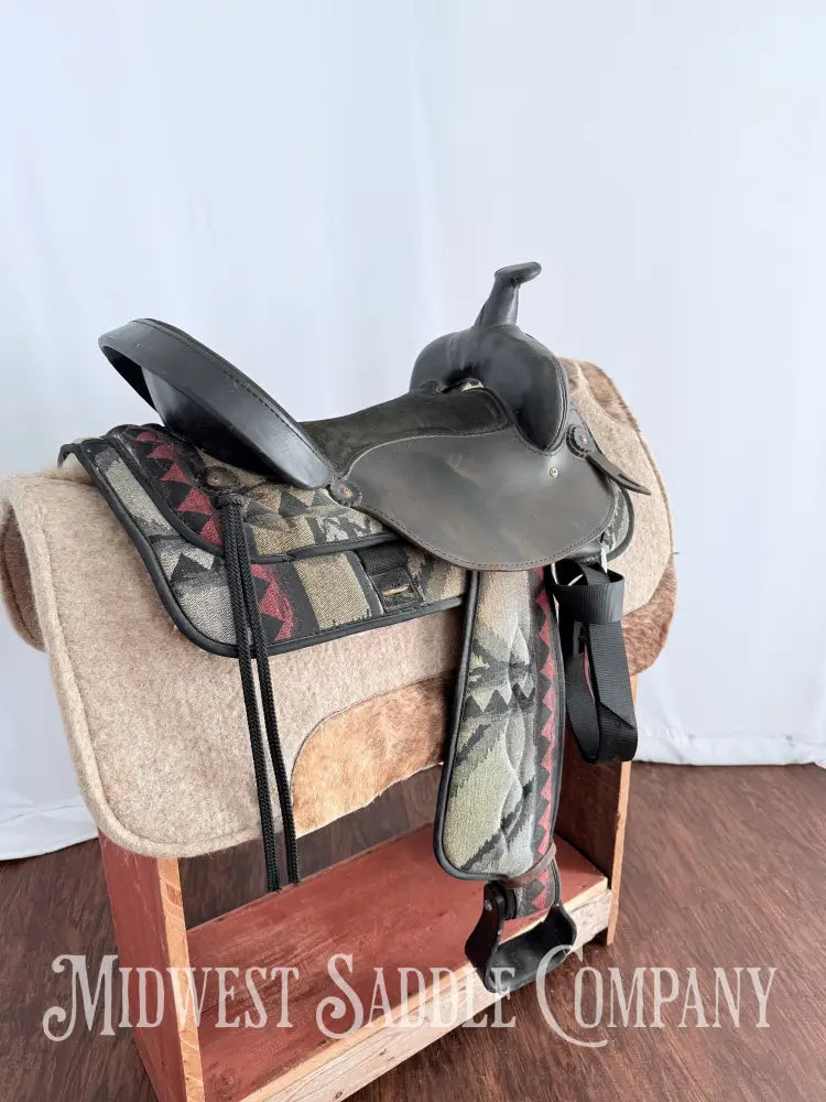 16” American Saddlery AmTech Synthetic Western Trail Saddle Western Saddle