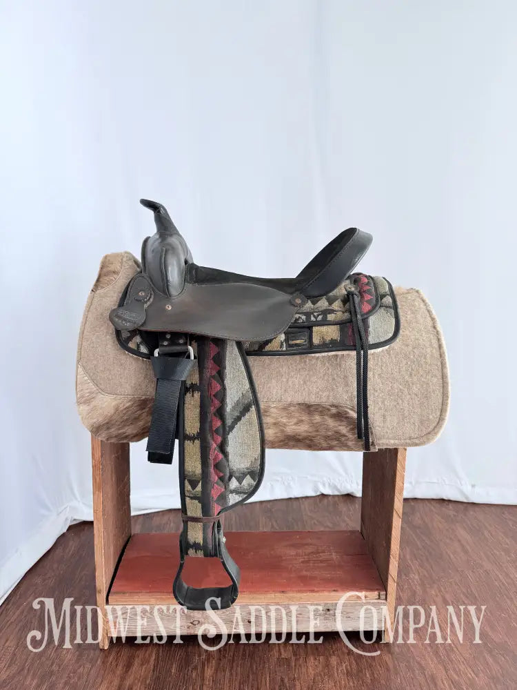 16” American Saddlery AmTech Synthetic Western Trail Saddle Western Saddle