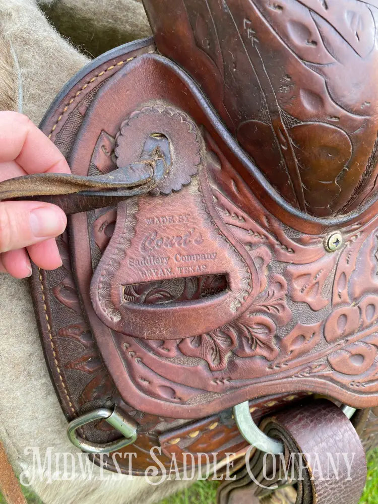 16’ Court’s Western Ranch Cutting Saddle