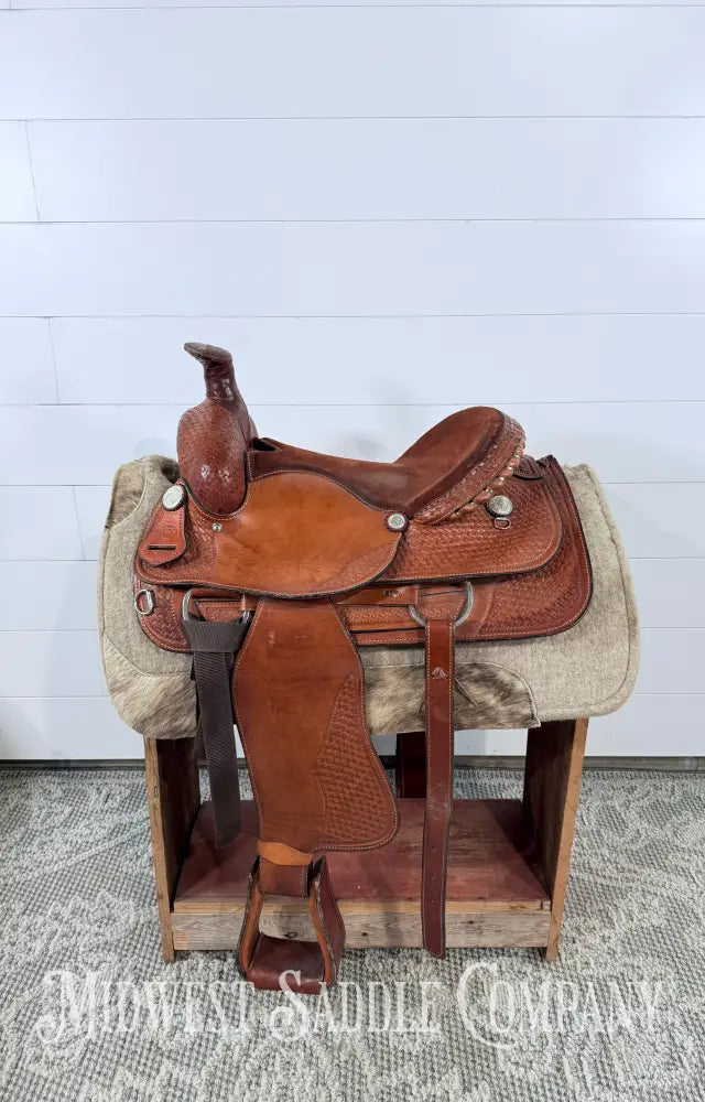 horse gear saddlery germany 16" Reichert Saddlery Western Roping Saddle, 6.75" Gullet – Midwest Saddle  Company, LLC