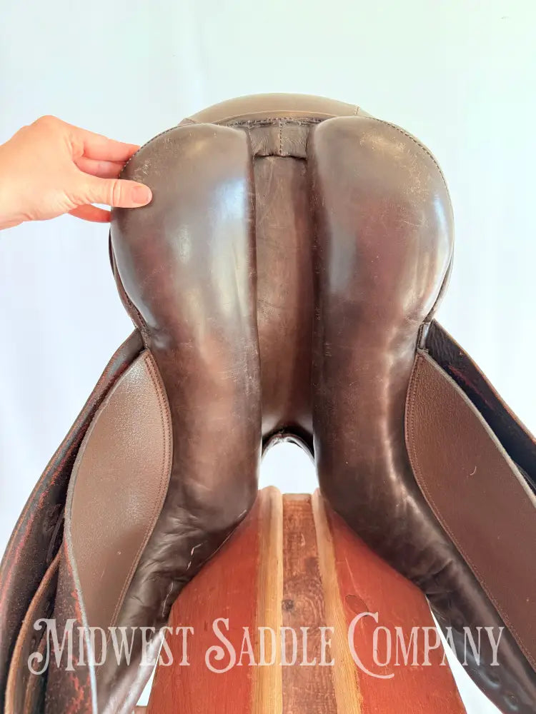 18” All Purpose English Saddle with Leathers & Irons Medium Wide Tree English Saddle