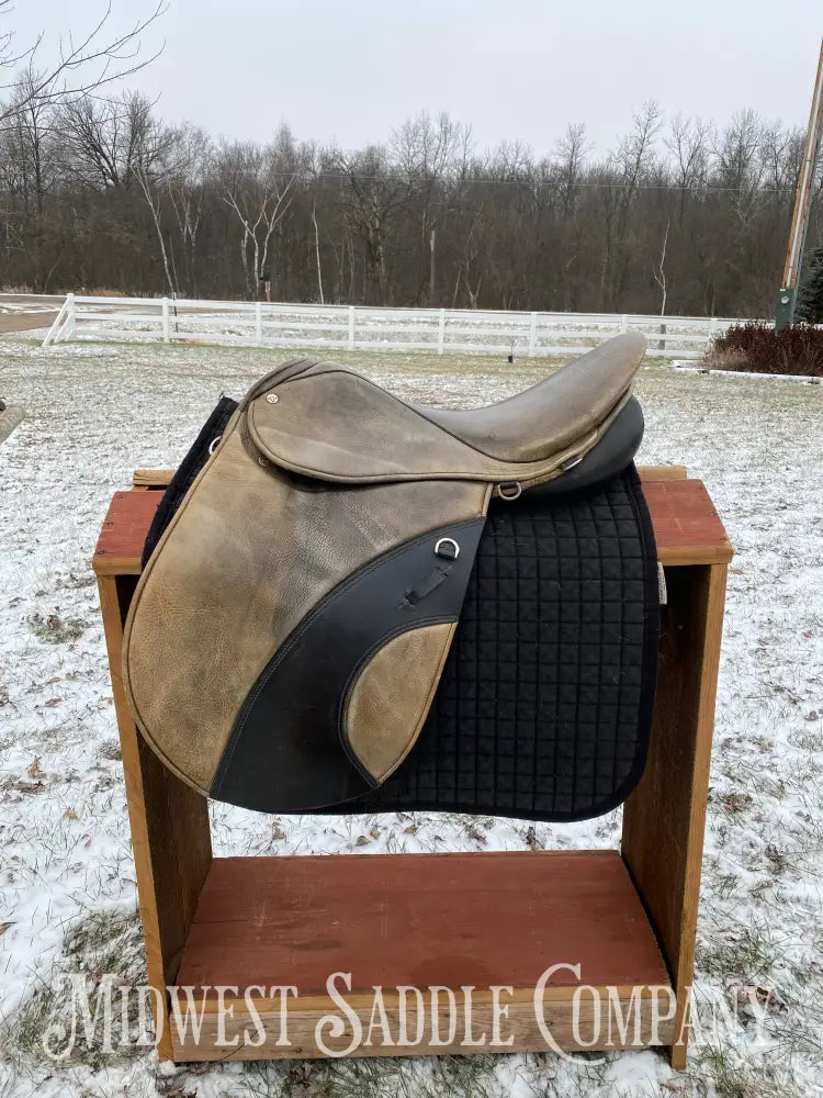 18’ Courbette Kurfurst Von Bayern Lemetex Close Contact English Jumping Saddle - Made In Germany