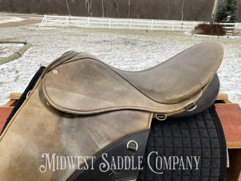 18’ Courbette Kurfurst Von Bayern Lemetex Close Contact English Jumping Saddle - Made In Germany