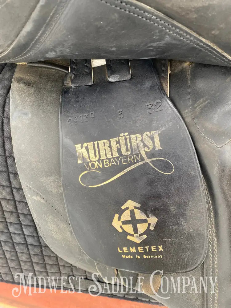18’ Courbette Kurfurst Von Bayern Lemetex Close Contact English Jumping Saddle - Made In Germany