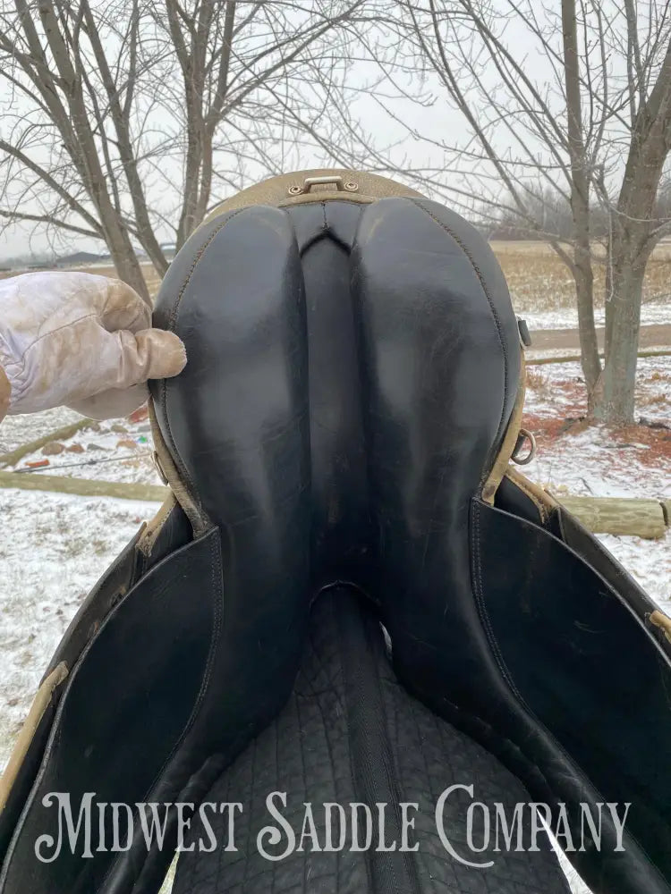 18’ Courbette Kurfurst Von Bayern Lemetex Close Contact English Jumping Saddle - Made In Germany