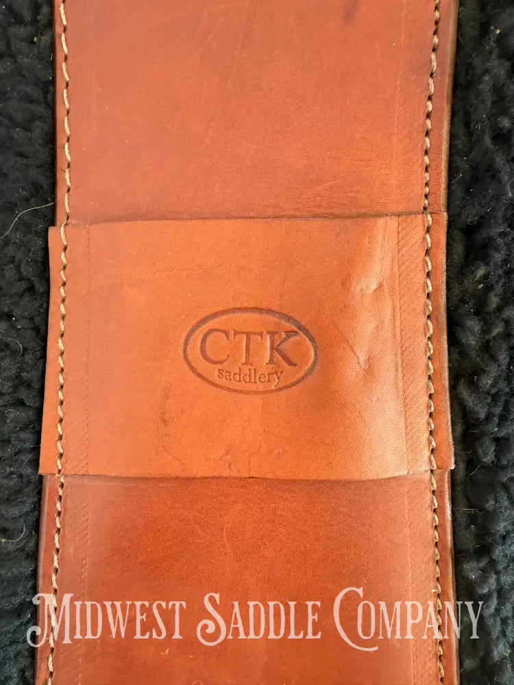 44” Leather CTK Saddlery Sheepskin Fleece Girth Girth