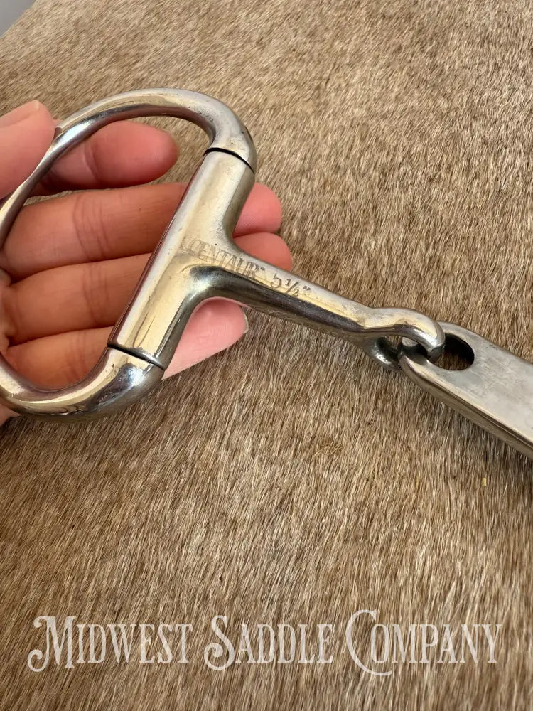 Centaur Dr Bristol Round Eggbutt Stainless Steel English Horse Bit Bit