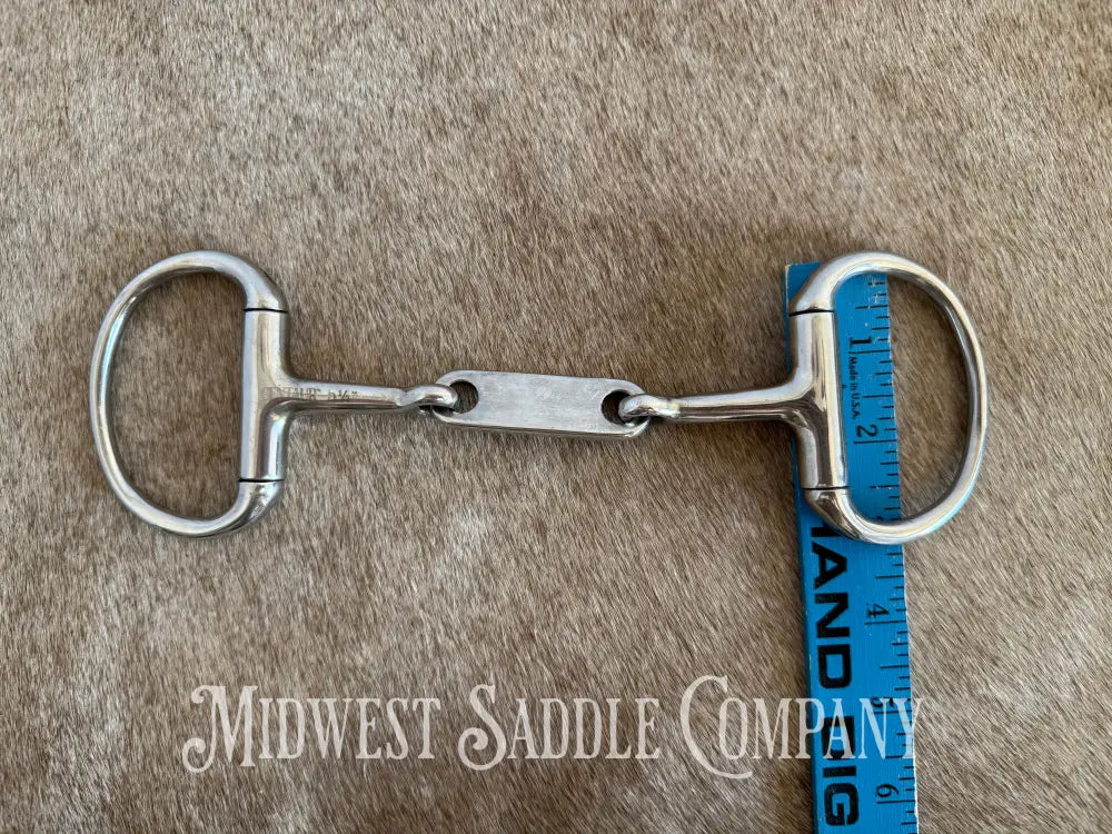 Centaur Dr Bristol Round Eggbutt Stainless Steel English Horse Bit Bit
