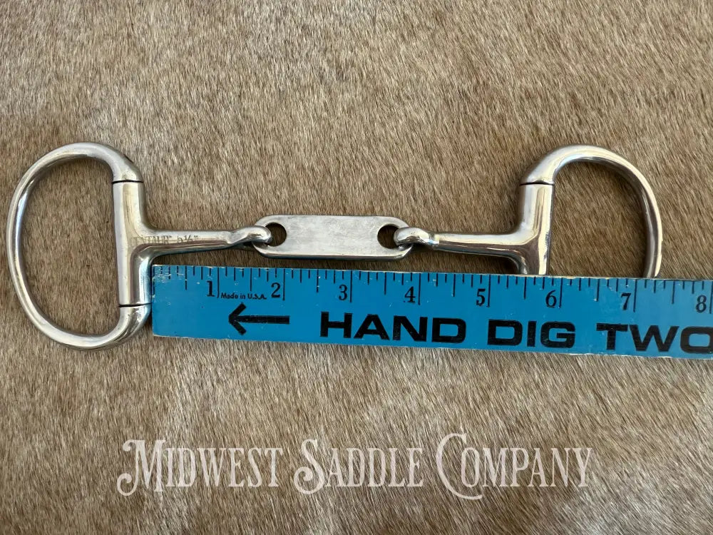 Centaur Dr Bristol Round Eggbutt Stainless Steel English Horse Bit Bit
