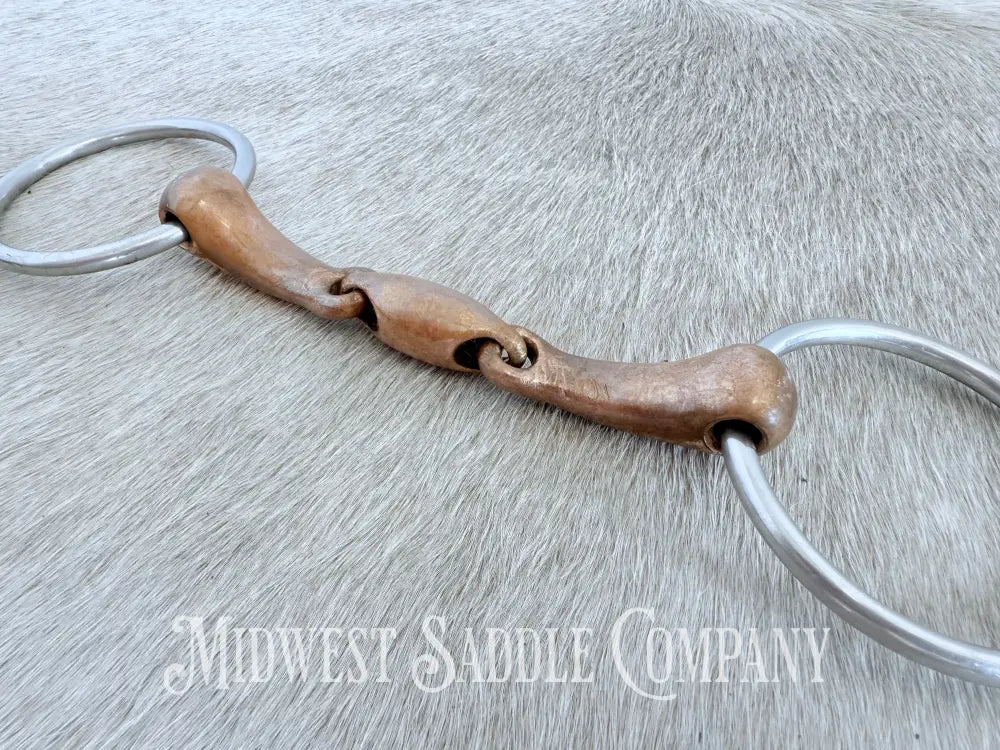 JP Korsteel Copper Mouth Loose Ring Snaffle 5” Bit