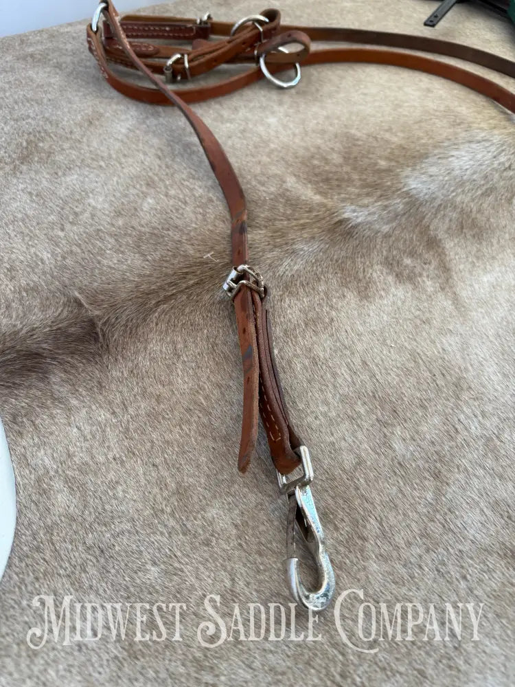 Leather Running Martingale - Full Horse Size Martingale