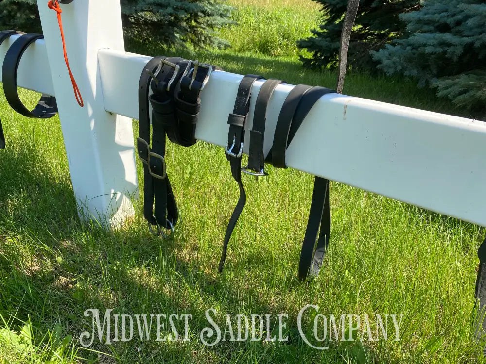Light Horse Team Leather Driving Harnesses - Show / Parade Harness
