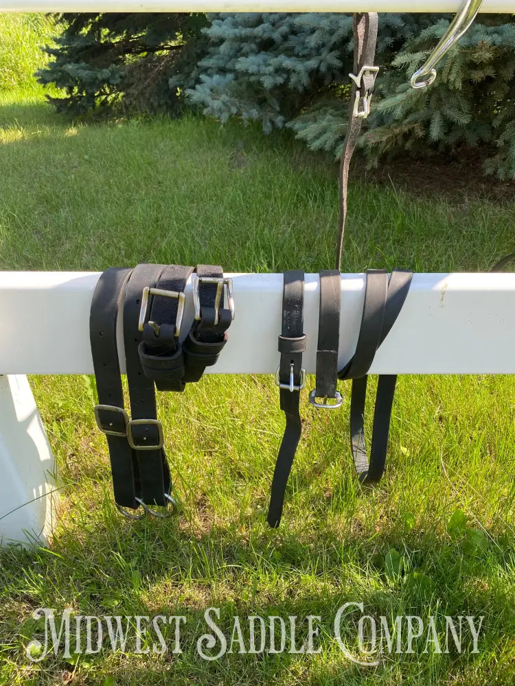 Light Horse Team Leather Driving Harnesses - Show / Parade Harness