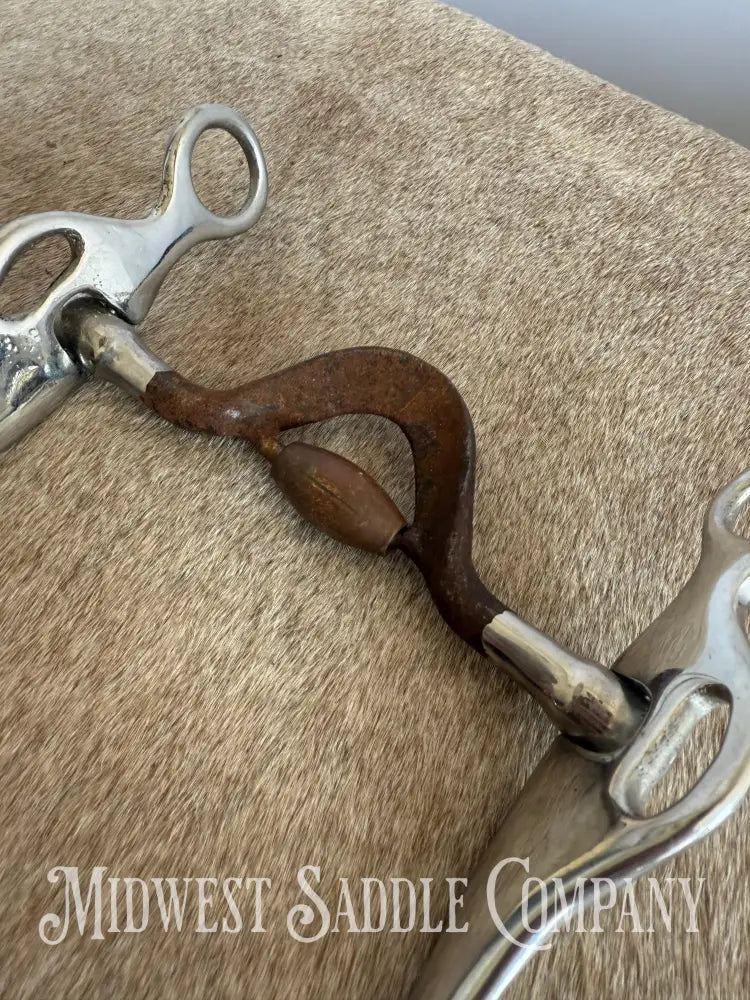 Medium Port with Roller Western Horse Training Bit