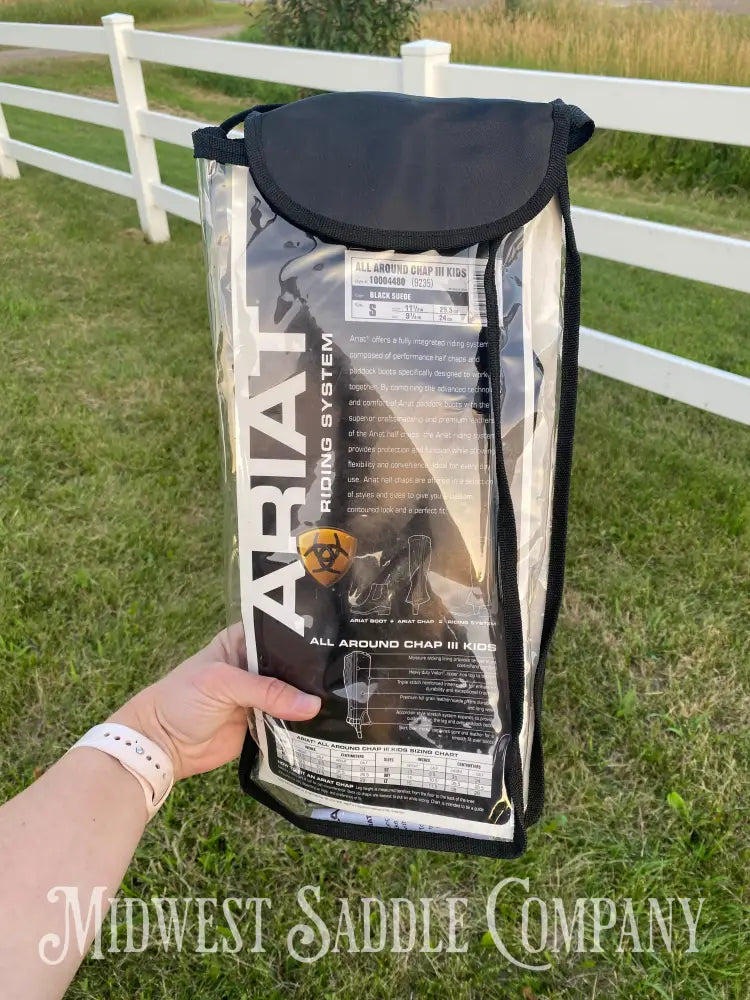 New Kid’s Ariat Suede Half Chaps - Small S Youth