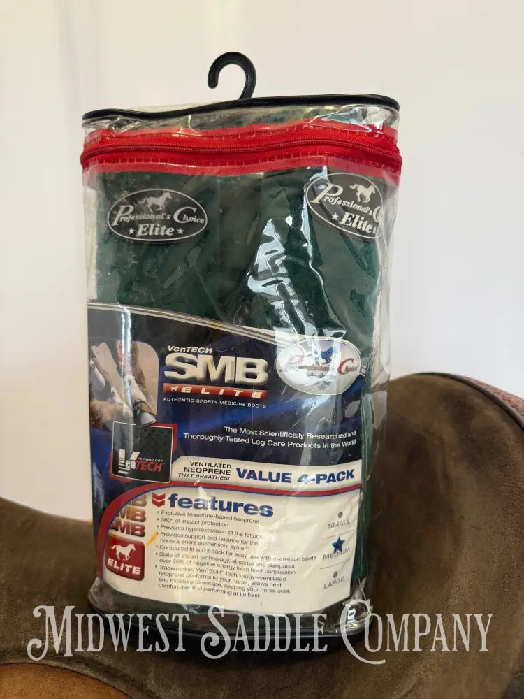 New Professionalβs Choice VenTech Elite SMB Horse Performance Boots Set of 4 Hunter Green Horse Boots