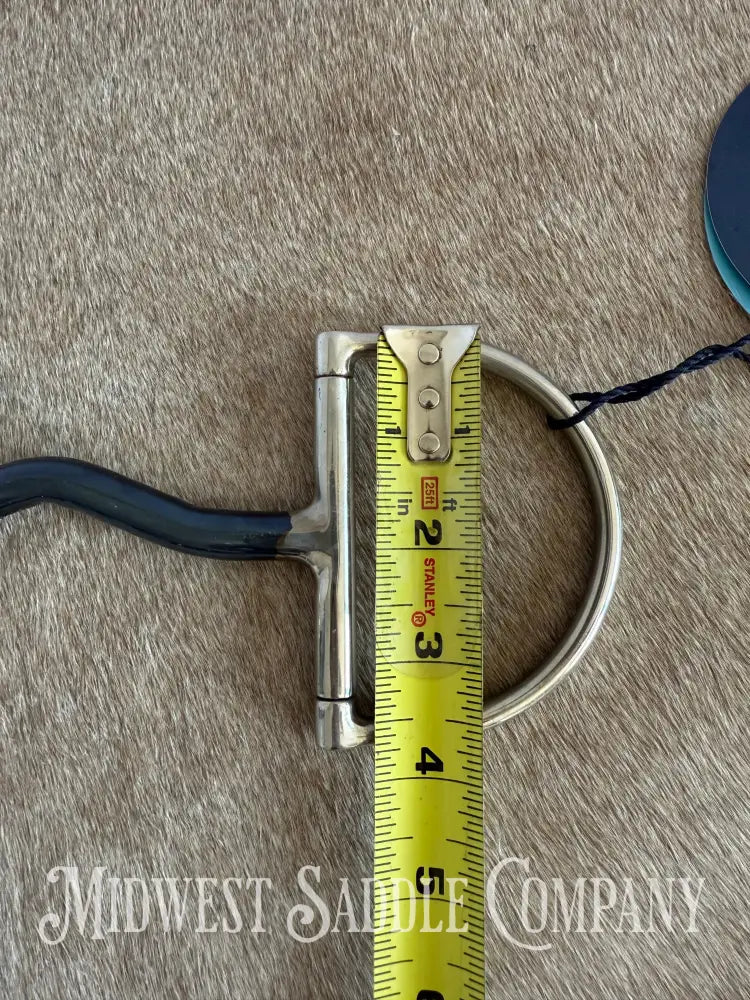 New Shires Mullen Mouth Blue Alloy Hunter Horse Dee Bit Bit