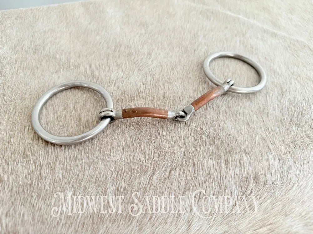 Reinsman Traditional Loose O-Ring Copper Snaffle Bit Bit