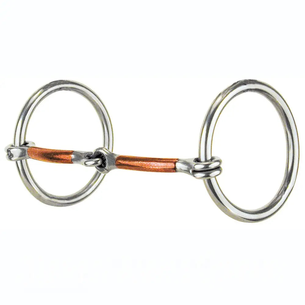 Reinsman Traditional Loose O-Ring Copper Snaffle Bit Bit