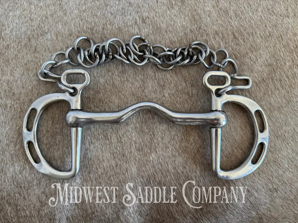 Slotted Cheek Port Mouth Kimberwick English Horse Bit Bit
