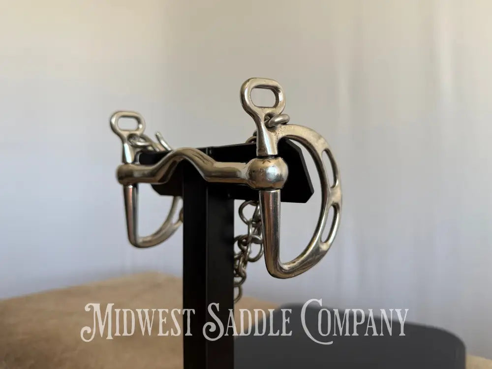Slotted Cheek Port Mouth Kimberwick English Horse Bit Bit