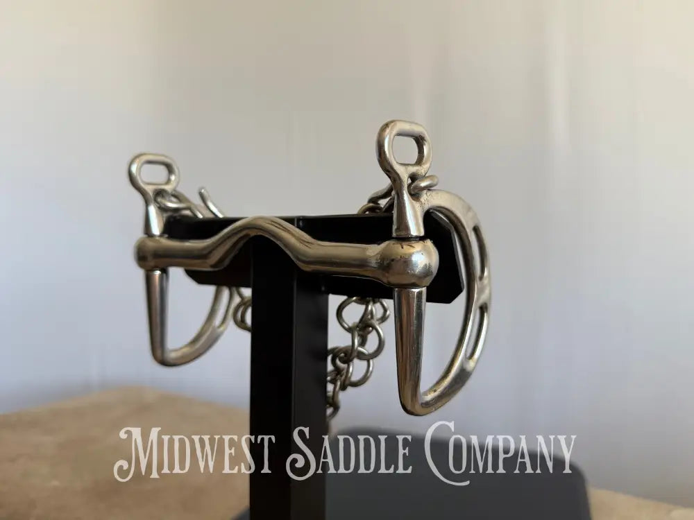 Slotted Cheek Port Mouth Kimberwick English Horse Bit Bit