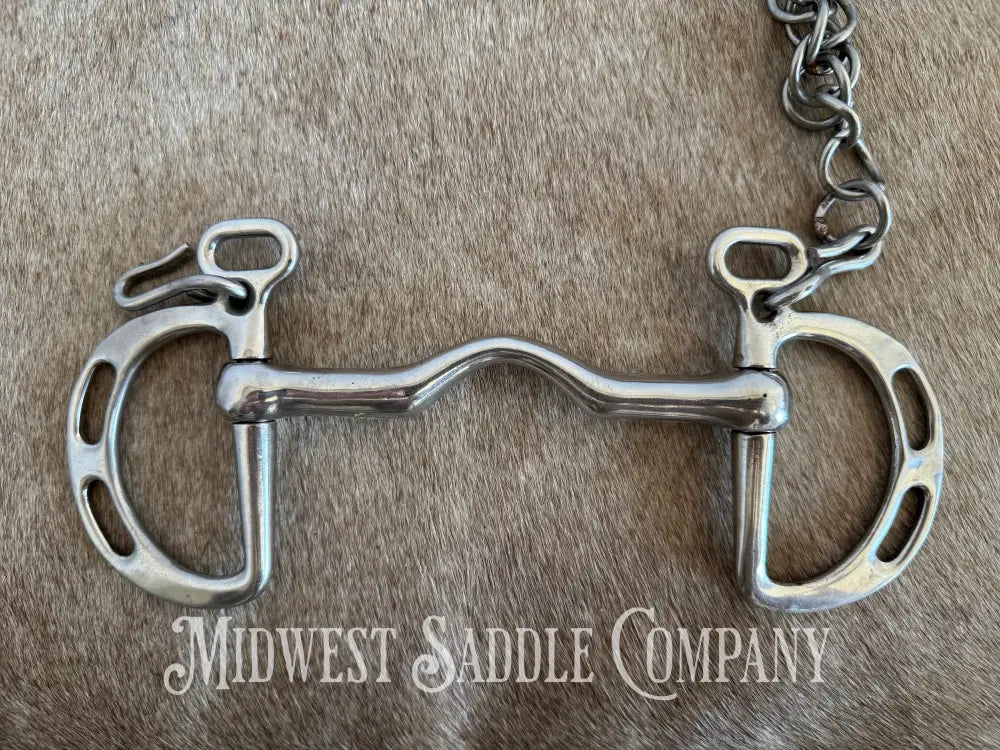 Slotted Cheek Port Mouth Kimberwick English Horse Bit Bit