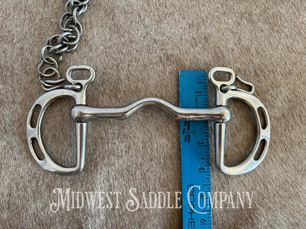 Slotted Cheek Port Mouth Kimberwick English Horse Bit Bit