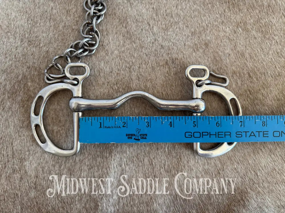 Slotted Cheek Port Mouth Kimberwick English Horse Bit Bit