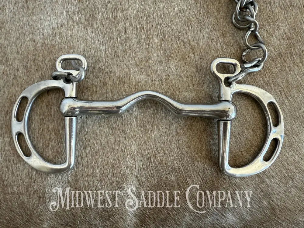 Slotted Cheek Port Mouth Kimberwick English Horse Bit Bit
