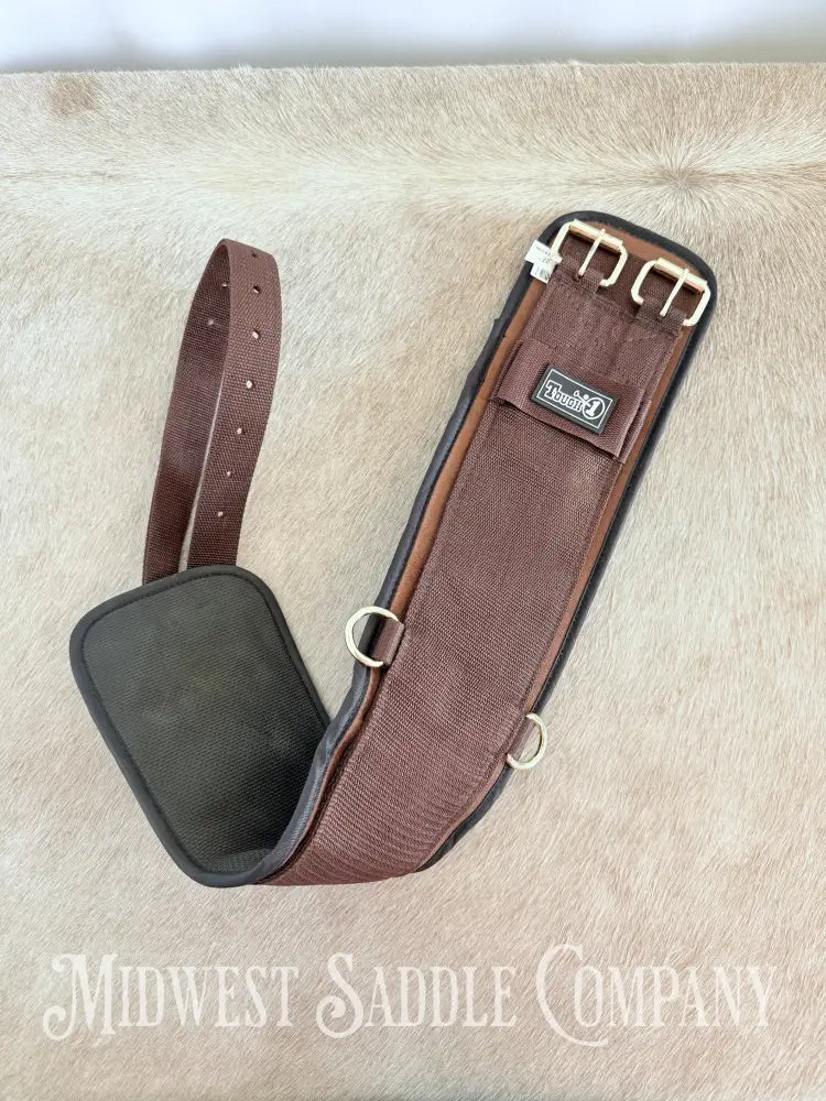 Tough-1 Australian Outrider Brown Neoprene Girth 27β Girth