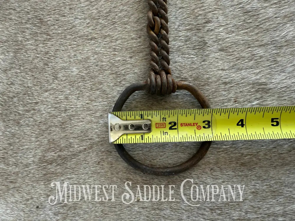 Vintage Double Twisted Wire Snaffle Bit