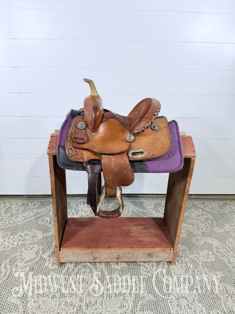 10” Billy Cook Maker Youth Western Barrel Saddle 10” / 6” Western Saddle