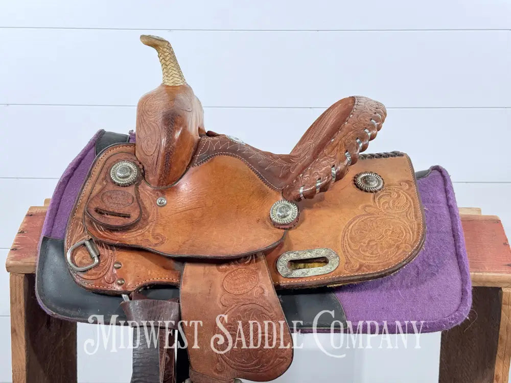10” Billy Cook Maker Youth Western Barrel Saddle 10” / 6” Western Saddle