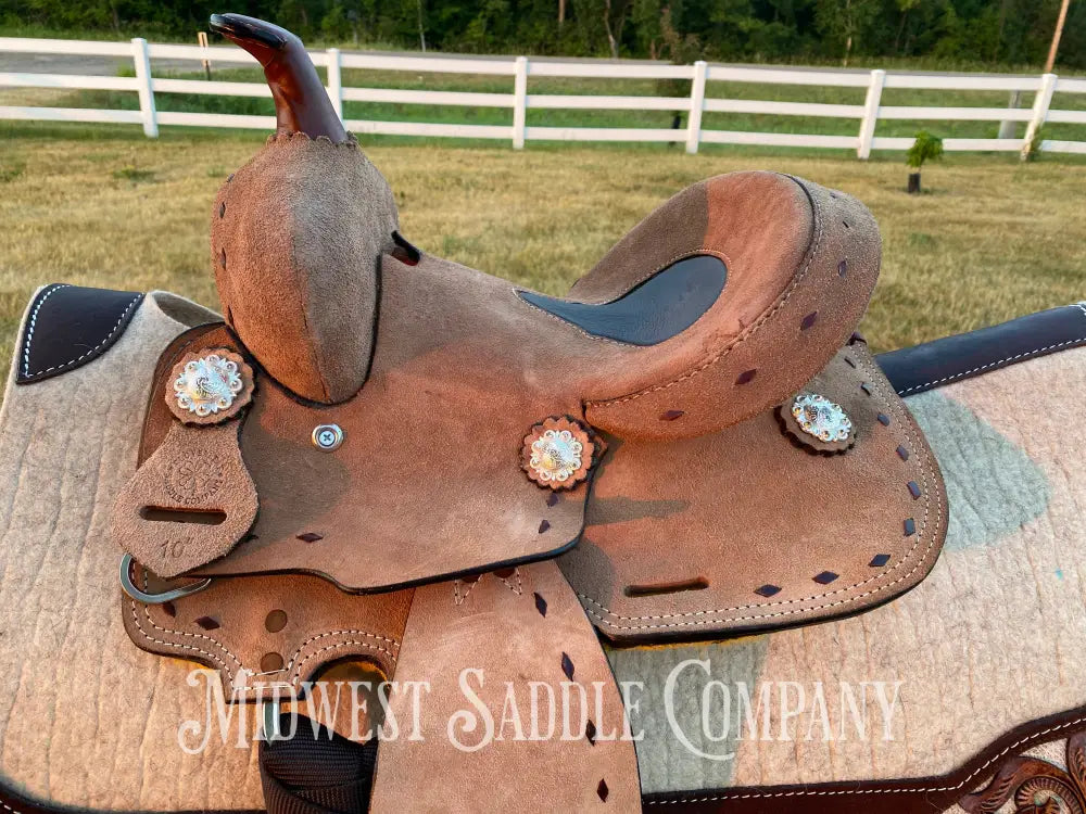 10” Cloverleaf Saddle Co. Kid’s Youth Western Rough Out Barrel