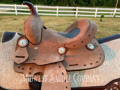 10” Cloverleaf Saddle Co. Kid’s Youth Western Rough Out Barrel