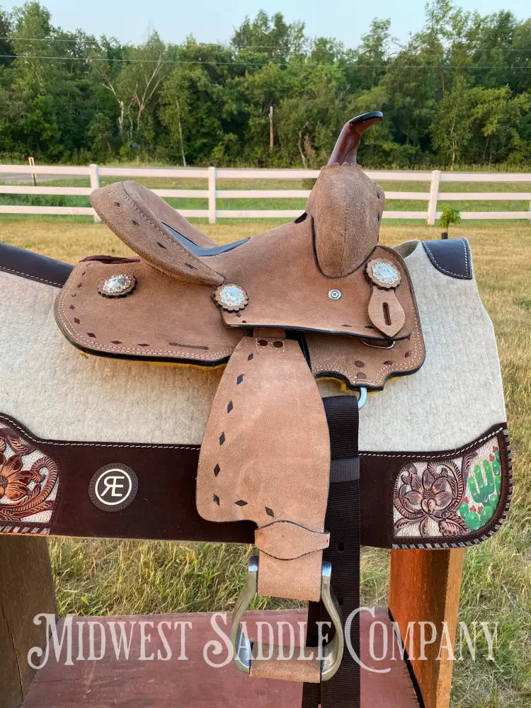 10” Cloverleaf Saddle Co. Kid’s Youth Western Rough Out Barrel