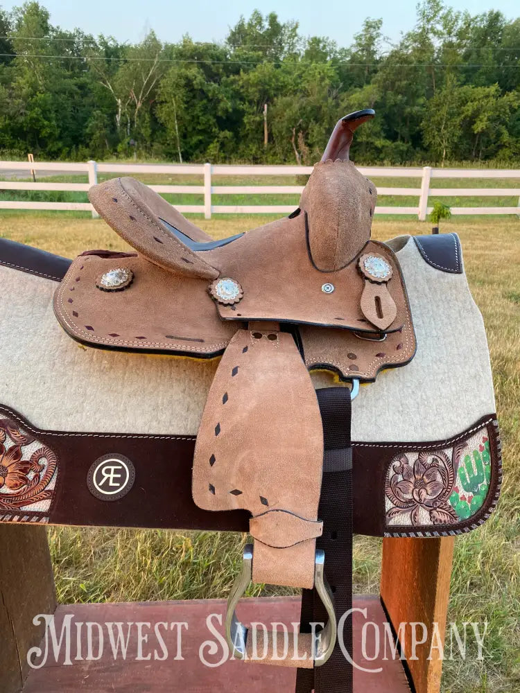 10” Cloverleaf Saddle Co. Kid’s Youth Western Rough Out Barrel