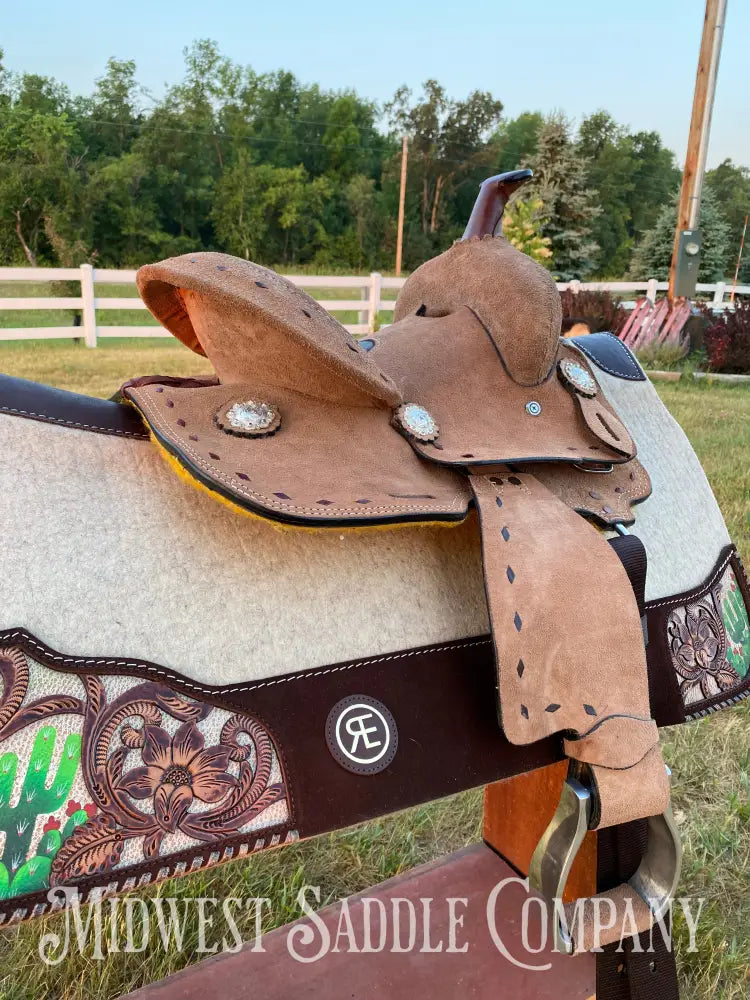 10” Cloverleaf Saddle Co. Kid’s Youth Western Rough Out Barrel